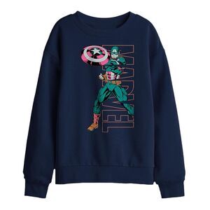 Captain America Childrens/Kids Emerge Sweatshirt / Navy